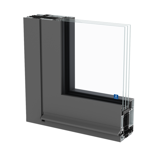 Janela aluminio MasterLine 8 com Alto isolamento