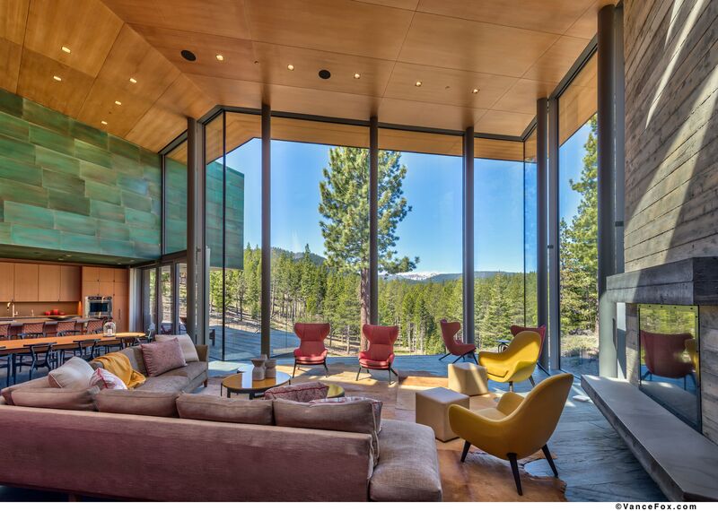 SlimLine 38 Janelas, SlimLine 38 Portas, ConceptWall 50 Fachadas e Mosquito Sistemas complementares - Martis Camp localizado em Truckee, CA, Estados Unidos da América