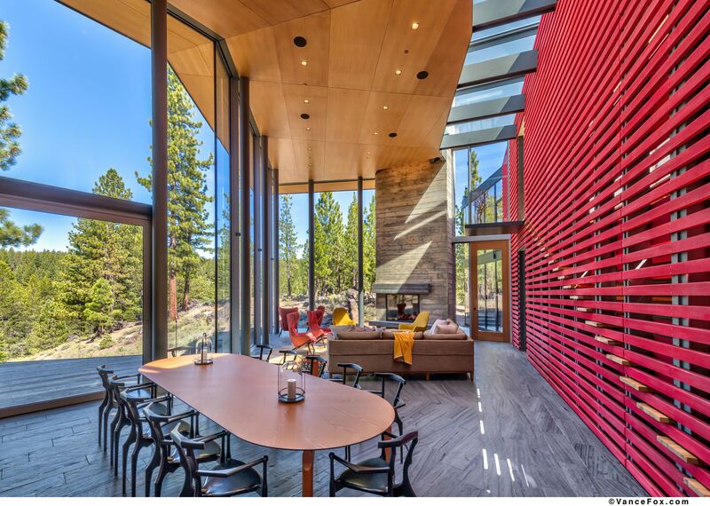 SlimLine 38 Janelas, SlimLine 38 Portas, ConceptWall 50 Fachadas e Mosquito Sistemas complementares - Martis Camp localizado em Truckee, CA, Estados Unidos da América
