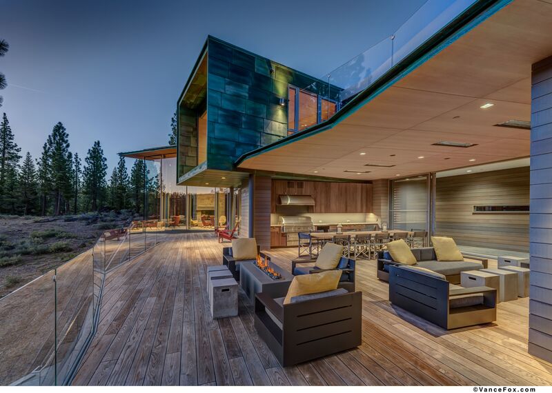 SlimLine 38 Janelas, SlimLine 38 Portas, ConceptWall 50 Fachadas e Mosquito Sistemas complementares - Martis Camp localizado em Truckee, CA, Estados Unidos da América