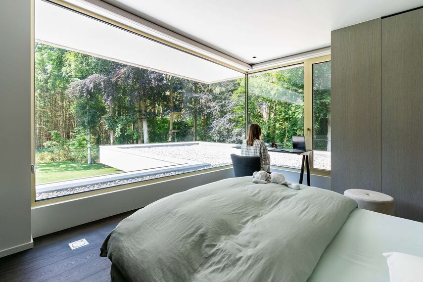 MasterLine 8 Janelas, HiFinity Correr e Harmónio, MasterPatio Correr e Harmónio, MasterLine 8 Portas e MasterLine 8-HI Portas - Villa Haasdonk localizado em Haasdonk, België