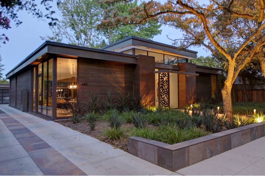 ConceptSystem 68 Janelas, ConceptFolding 77 Correr e Harmónio e ConceptSystem 68 Portas - Villa Modern Prairie localizado em Sonoma Wine Country, Estados Unidos da América
