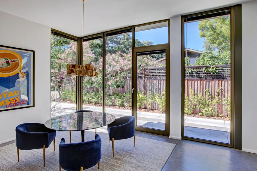 ConceptSystem 68 Janelas, ConceptFolding 77 Correr e Harmónio e ConceptSystem 68 Portas - Villa Modern Prairie localizado em Sonoma Wine Country, Estados Unidos da América
