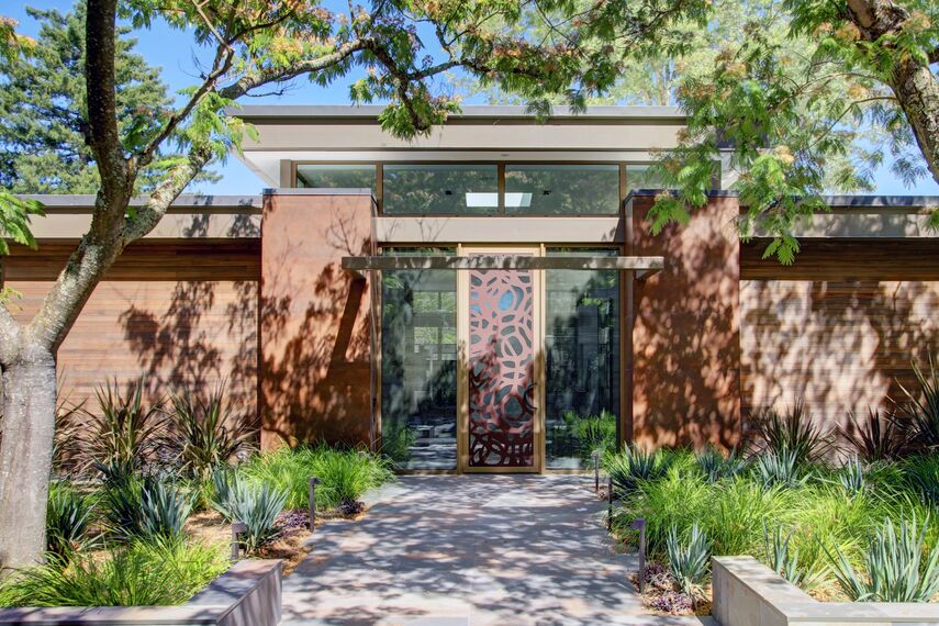 ConceptSystem 68 Janelas, ConceptFolding 77 Correr e Harmónio e ConceptSystem 68 Portas - Villa Modern Prairie localizado em Sonoma Wine Country, Estados Unidos da América