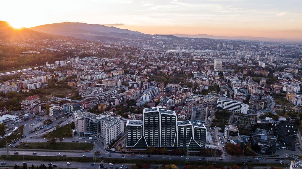 ConceptWall 50 Fachadas e ConceptSystem 77 Janelas - Complexo de apartmentos A3 Advanced Architecture Apartments localizado em Sofia, Bulgarije
