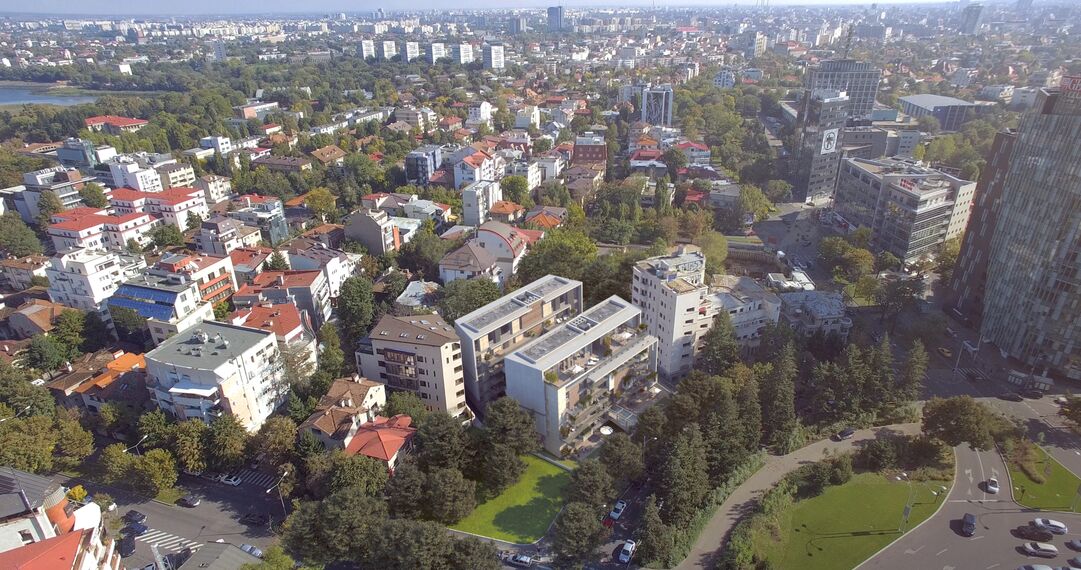 HiFinity Correr e Harmónio e SlimLine 38 Ferro Janelas - Complexo de apartmentos One Charles de Gaulle localizado em Bucharest, Roménia