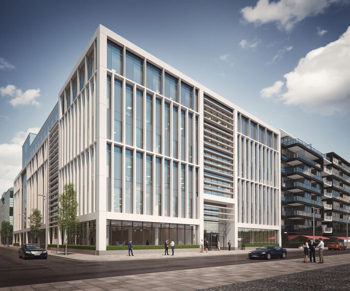 CS 86-HI (c) Sistemas cancelados e CW 50-SC Fachadas - Hanover Quay #5 localizado em Dublin, Irlanda