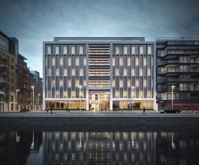 CS 86-HI (c) Sistemas cancelados e CW 50-SC Fachadas - Hanover Quay #5 localizado em Dublin, Irlanda