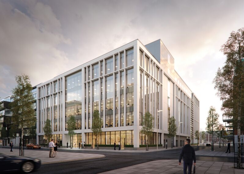 CS 86-HI (c) Sistemas cancelados e CW 50-SC Fachadas - Hanover Quay #5 localizado em Dublin, Irlanda