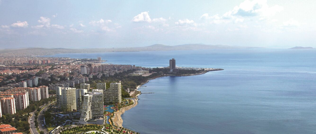 ConceptSystem 77 Janelas e ConceptWall 50 Fachadas - Seapearl localizado em Istanbul, Turquia