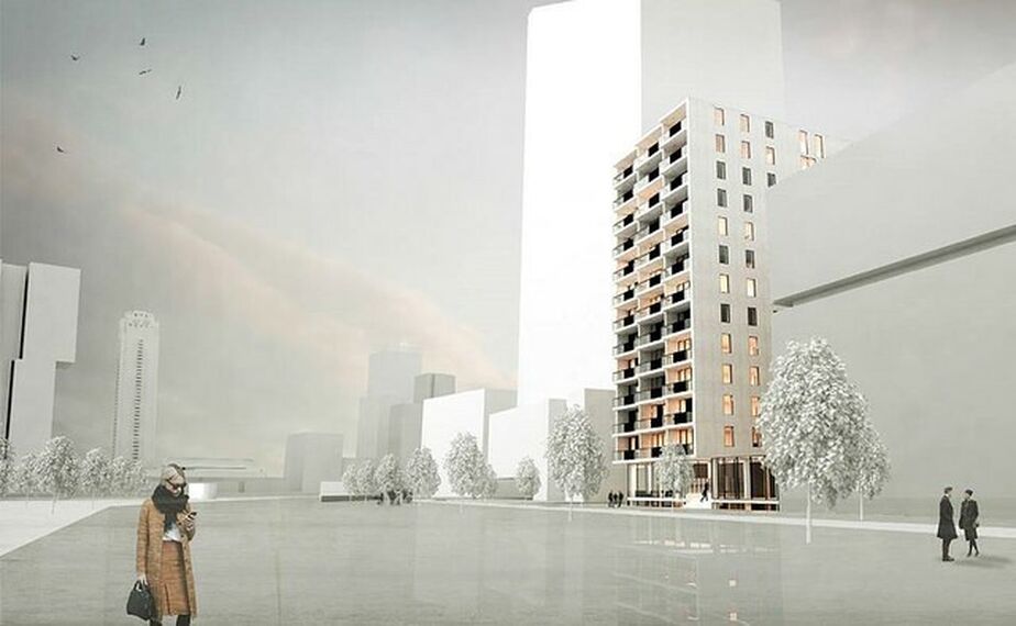 ConceptWall 50 Fachadas, MasterLine 8 Janelas, ConceptSystem 77 Janelas e CS 77 Fire Proof Janelas - Complexo de apartmentos WILLEMSTOWER localizado em Rotterdam, nos Países Baixos