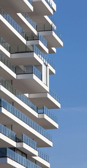 ConceptSystem 77 Janelas e ConceptWall 50 Fachadas - Baelskaai 12 (Oosteroever) localizado em Oostende, België