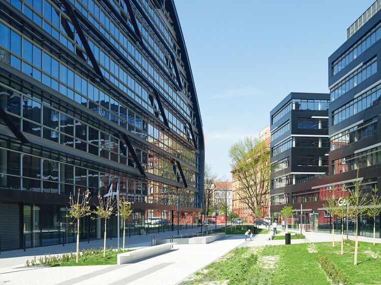 CS 86-HI (c) Sistemas cancelados e ConceptWall 50 Fachadas - Office building ArtGen localizado em Prague, República Checa