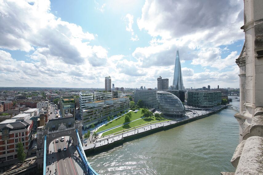 ConceptSystem 68 Janelas, ConceptWall 60 Fachadas, ConceptPatio 130 Correr e Harmónio, ConceptSystem 77 Janelas, ConceptSystem 77 Portas e ConceptWall 50 Fachadas - One Tower Bridge localizado em London, Reino Unido