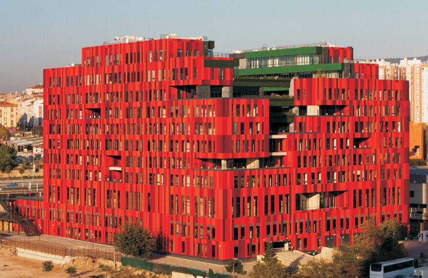 CS 86-HI (c) Sistemas cancelados e CW 50-SC Fachadas - Business center Lapishan localizado em Istanbul, Turquia