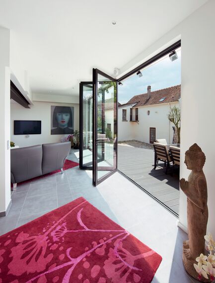 ConceptFolding 77 Correr e Harmónio - Villa Luzarches localizado em Luzarches, França