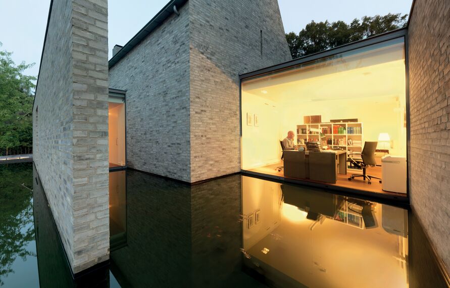 ConceptSystem 68 Janelas e ConceptSystem 68 Portas - Villa Villa Rotonda: Uma combinação de magia, com um toque moderno e contemporâneo localizado em Goirle, nos Países Baixos