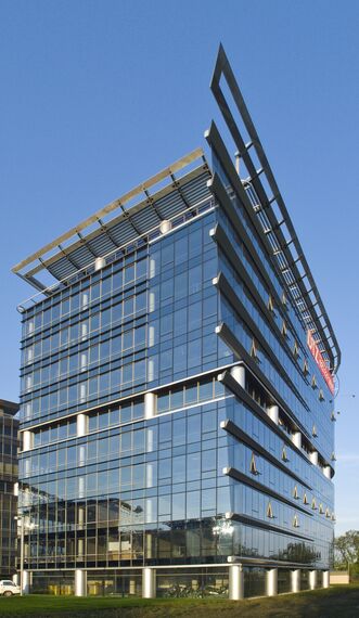 ConceptWall 50 Fachadas - Business center Marynarska Business Park localizado em Warsaw, Polónia