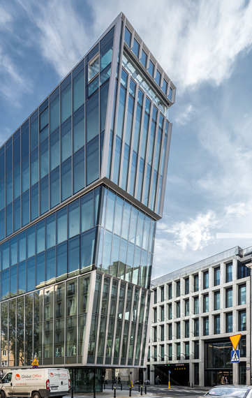 CW 50-HI Fachadas - The Nest localizado em Warsaw, Polónia