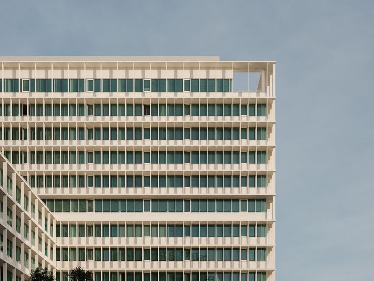 Passaporte de produto DigiTrace no edifício WellBe em Lisboa
