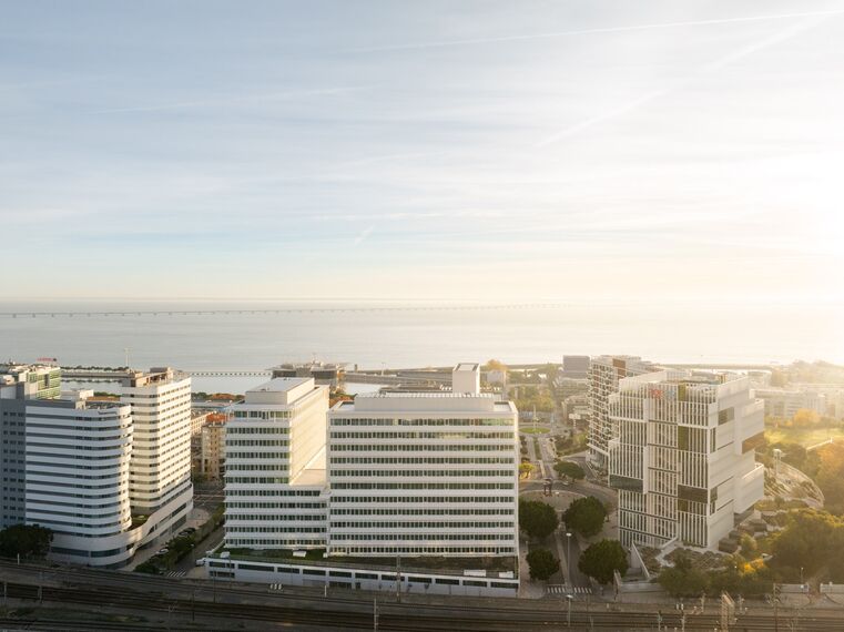Passaporte de produto DigiTrace no edifício WellBe em Lisboa