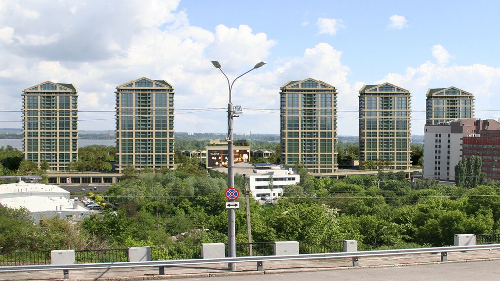 MasterLine 8 HI Janelas e CW 50-HI Fachadas - Complexo de apartmentos Bartolomeo Resort Town localizado em Dnipropetrovsk, Ucrânia