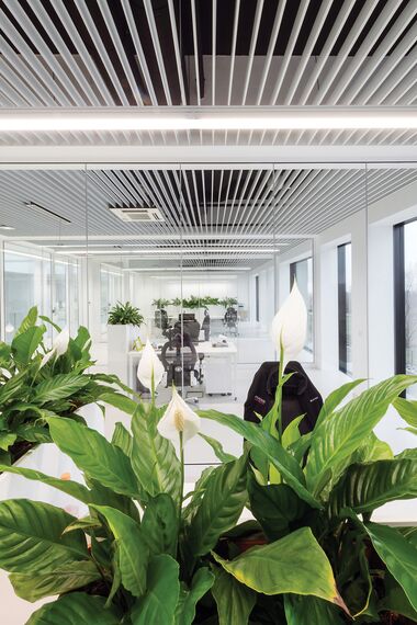 ConceptSystem 59Pa Janelas e CW 50-HI Fachadas - Pivexin Technology Headquarter localizado em Babice, Polónia