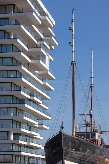 ConceptSystem 77 Janelas e ConceptWall 50 Fachadas - Baelskaai 12 (Oosteroever) localizado em Oostende, België