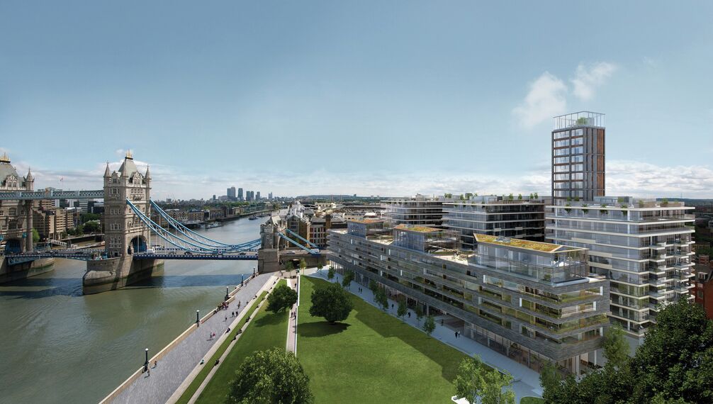 ConceptSystem 68 Janelas, ConceptWall 60 Fachadas, ConceptPatio 130 Correr e Harmónio, ConceptSystem 77 Janelas, ConceptSystem 77 Portas e ConceptWall 50 Fachadas - One Tower Bridge localizado em London, Reino Unido
