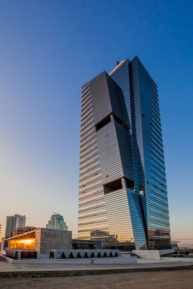 CW 50-SC Fachadas - Business center Paragon Tower localizado em Ankara, Turquia