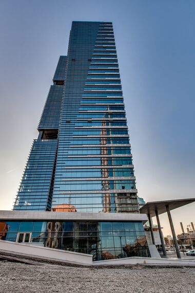 CW 50-SC Fachadas - Business center Paragon Tower localizado em Ankara, Turquia