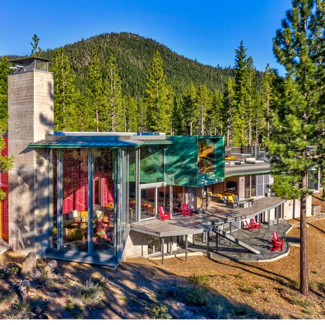 SlimLine 38 Janelas, SlimLine 38 Portas, ConceptWall 50 Fachadas e Mosquito Sistemas complementares - Martis Camp localizado em Truckee, CA, Estados Unidos da América