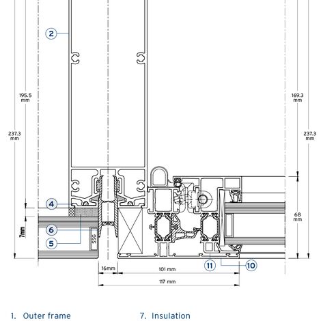 XS 68 Janelas, CW 65-EF Fachadas, ConceptSystem 77 Janelas e CW 50-SC Fachadas - Congress center Etopia Centre for Art and Technology localizado em Zaragosa, Espanha
