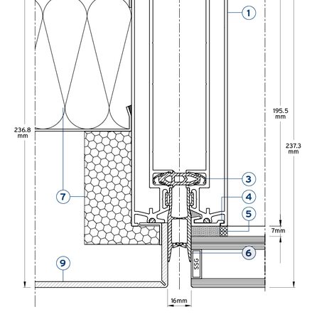 XS 68 Janelas, CW 65-EF Fachadas, ConceptSystem 77 Janelas e CW 50-SC Fachadas - Congress center Etopia Centre for Art and Technology localizado em Zaragosa, Espanha