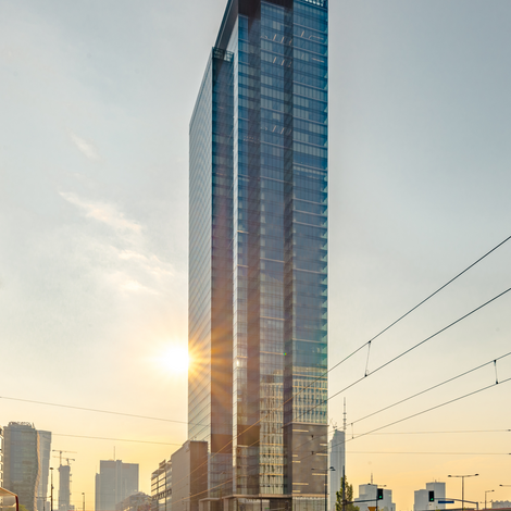 ConceptWall 50 Fachadas, MasterLine 8 Portas, ConceptWall 86 Fachadas e CW 86-EF/HI Fachadas - Warsaw Unit localizado em Warsaw, Polónia