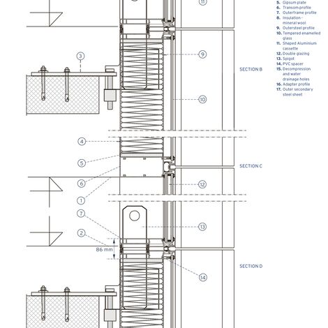 ConceptSystem 77 Janelas e CW 50-SL Fachadas - Oruzheyniy localizado em Moscow, Rússia