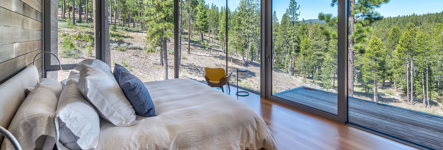 SlimLine 38 Janelas, SlimLine 38 Portas, ConceptWall 50 Fachadas e Mosquito Sistemas complementares - Martis Camp localizado em Truckee, CA, Estados Unidos da América