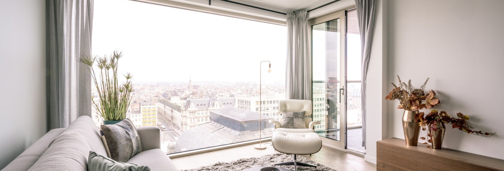 ConceptWall 60 Fachadas e MasterLine 8 Janelas - Antwerp Tower localizado em Antwerp, België