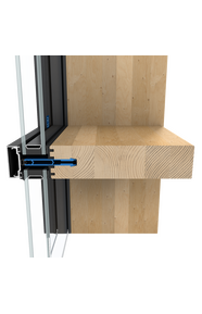 Brochura de produto da solução de caixilharia de aluminio e madeira TimberWall 50