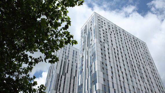CW 65-EF Fachadas - Cidade dos Media localizado em Manchester, Reino Unido