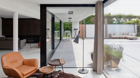 ConceptSystem 77 Portas e HiFinity Correr e Harmónio - House Moradia Schelle localizado em Schelle, België