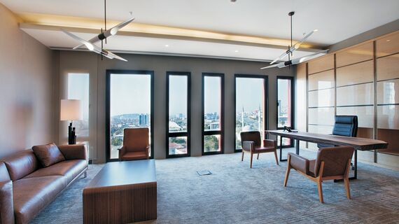 CS 86-HI (c) Sistemas cancelados e CW 50-SC Fachadas - Business center Lapishan localizado em Istanbul, Turquia